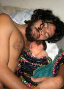 Dad and newborn
