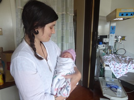 Annemarie with Newborn